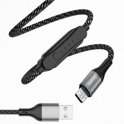 Dudao Timer USB Till Micro USB Kabel 1 m - Svart