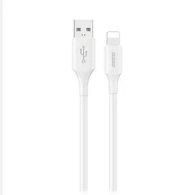 Dudao USB-A till Lightning kabel 6A 1.2m L2sL - Vit