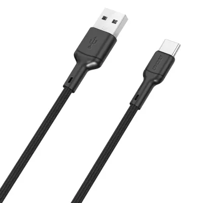 Dudao USB-A - USB-C kabel 5A 1m L9T - Svart