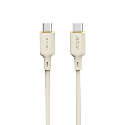 Dudao USB-C till USB-C kabel 1m - Beige