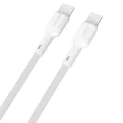 Dudao USB-C till USB-C kabel 240W 1.2m L9C Max - Vit