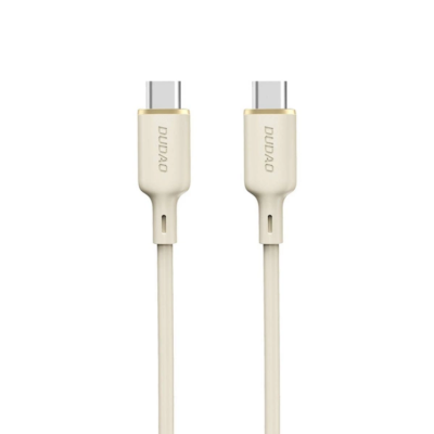 Dudao USB-C till USB-C kabel 2m - Beige