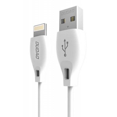 Dudao USB-A till Lightning kabel 2m - Vit