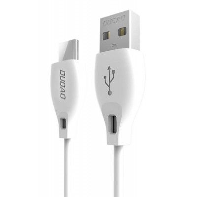 Dudao USB-C till USB-A kabel 2m - Vit