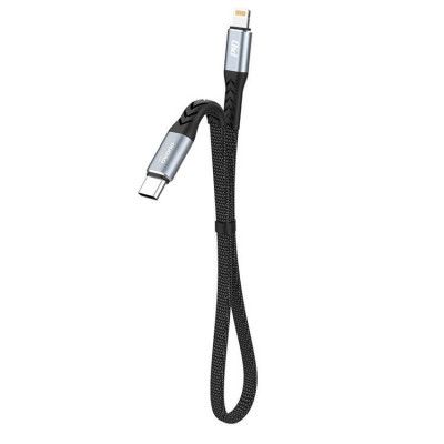 Dudao USB-C till Lightning kabel PD 20W 0.23m - Svart