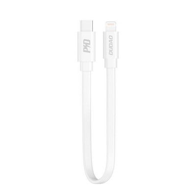 Dudao USB Type-C Till Lightning Kabel 65 W 28 cm- Vit