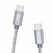 Dudao USB-C till USB-C Kabel 5 A 45 W 1 m Grå