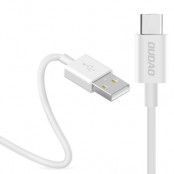 Dudao USB-A till USB-C laddnings Kabel 3A 1m Vit