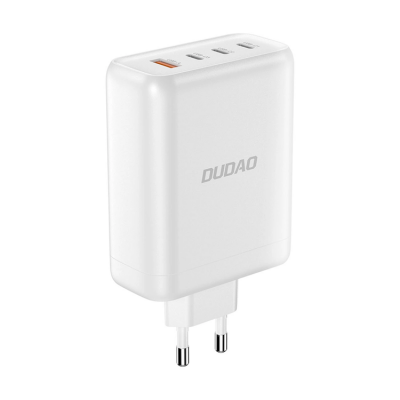 Dudao Väggladdare A140EU USB-A/3xUSB-C PD 140W - Vit