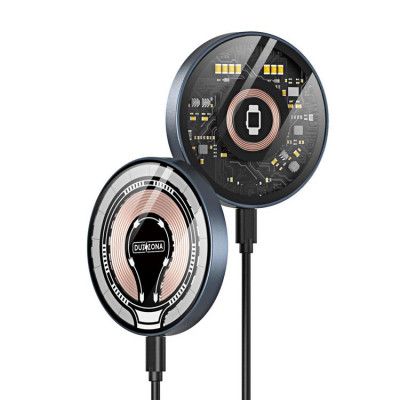 Duzzona MagSafe Trådlös Laddare Inductive - Transparent