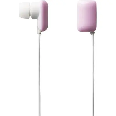 ELECOM GUM- In ear headphones - Baby Pink