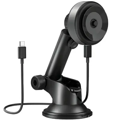 ENERGEA MagSafe Bilhållare med Trådlös Laddare för Sittbrunnen