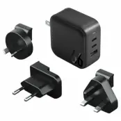 Energea Snabbladdare 66W 2xUSB-C 1xUSB-A PD-PPS-QC