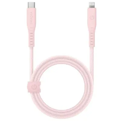 Energea USB-C till Lightning Kabel 60W 3A 1.5m - Rosa
