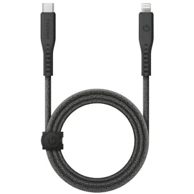 Energea USB-C till Lightning Kabel 60W 3A 1.5m - Svart