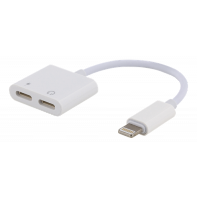 EPZI Adapter Lightning till Dubbla Lightning - Ladda och Lyssna