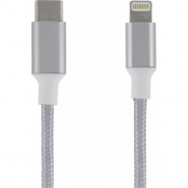 Epzi USB-C till Lightning-kabel - 0,5 meter - Silver