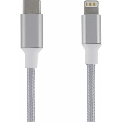 Epzi USB-C till Lightning-kabel - 0,5 meter - Silver