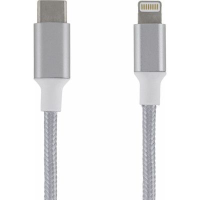 Epzi USB-C till Lightning-kabel - 1 meter - Silver