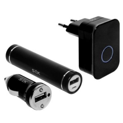 Essential Power Pack - Powerbank, reseladdare, USB-billaddare