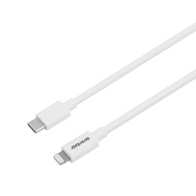 Essentials MFi USB-C Lightning Kabel 1m - Vit
