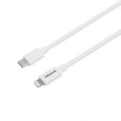 Essentials USB-C Till Lightning MFi 60 W Kabel 3m - Vit