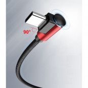 Floveme USB-synk/laddarkabel Lightning, 1m - Röd