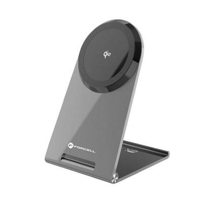 Forcell Qi2 15W MagSafe Trådlös Laddare Flip - Silver