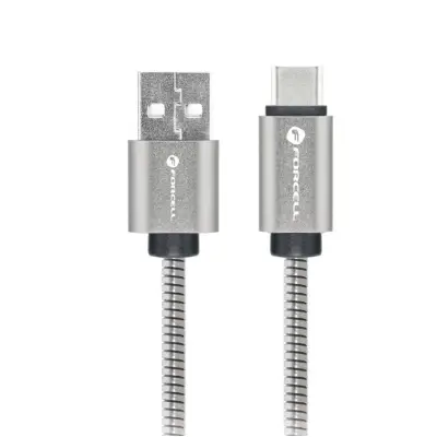 FORCELL USB-A - USB-C 66W Kabel 2m C234 QC4.0A 3A - Silver