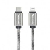 Forcell USB-C till Lightning Kabel C236 1m - Silver