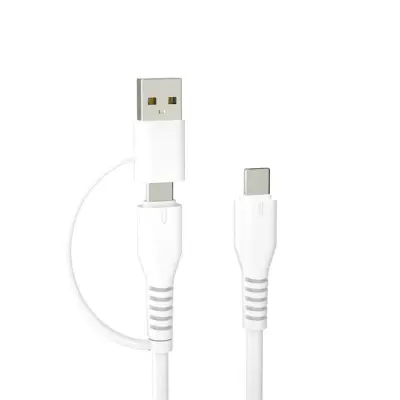 Forever 2in1 USB-C till USB-C/USB-A Kabel 3A 1.5m KR2W1-00