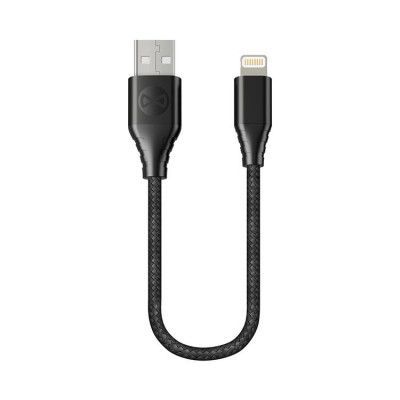Forever Core MFI Kabel USB till Lightning 0,2m 2,4A - Svart