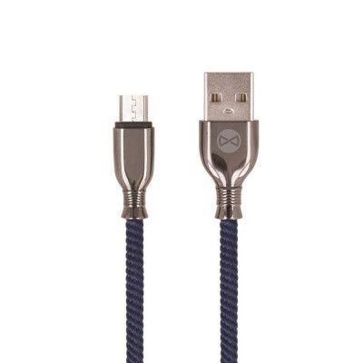 Forever Tornado Kabel USB till Micro-USB 1m 3A - Navy