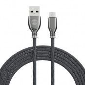 Forever Tornado Kabel USB till Micro-USB 1m 3A - Svart