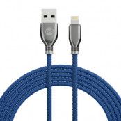 Forever Tornado USB-A till Lightning kabel 1m 3A - Navy