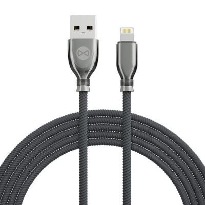 Forever Tornado USB-A till Lightning kabel 1m 3A - Svart