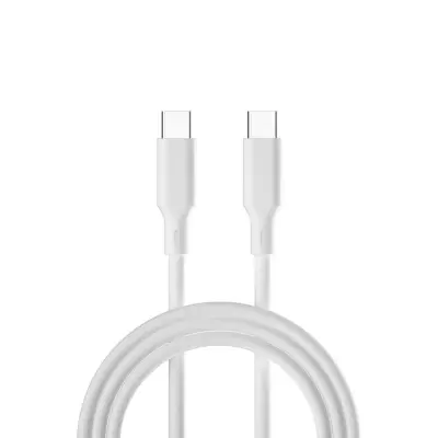 Forever USB-C till USB-C Kabel 3A 1.5m KR15-CC-00 - Vit