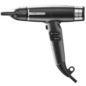 GA.MA Hårfön IQ Lite Black 110. 000rpm 294gr