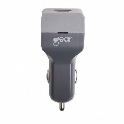 GEAR - Laddare 12V 1xUSB-C PD 1xUSB A 2.4A PD 18W 3.0