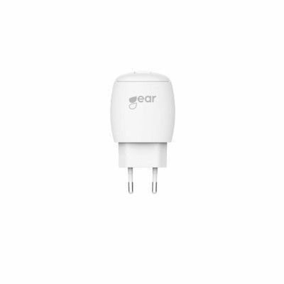 GEAR Laddare 220V 2xUSB 2,4A - Vit