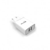 GEAR - Laddare 220V 2xUSB-A 3,1A - Vit