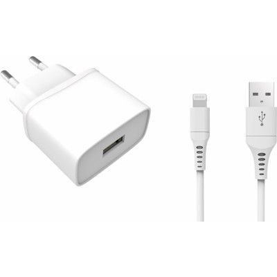 Gear Laddare 220V USB-A 1A med Kabel