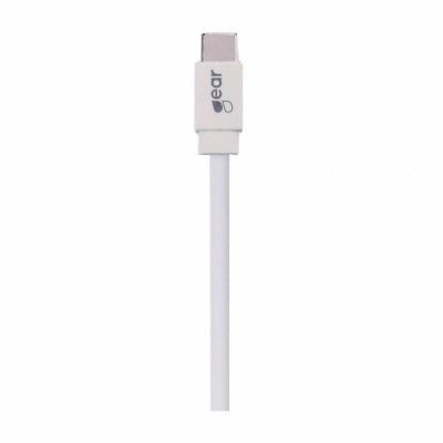 GEAR Synkkabel USB-C till C 3.1 2m Vit gen1 upp till 100W