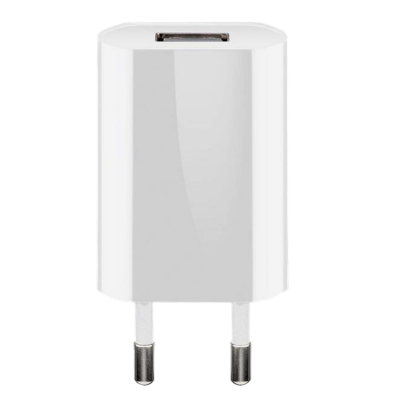 Goobay Flach1A Väggladdare USB-A - Vit