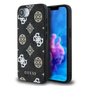 Guess iPhone 16e Mobilskal MagSafe PU 4G Peony - Svart