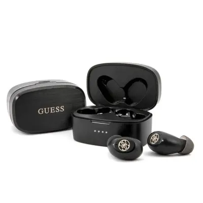 Guess TWS Bluetooth Trådlös Hörlurar - Svart