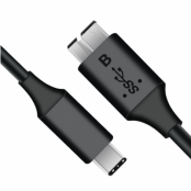 Hårddisk kabel USB-C till microUSB 3.0 Hårddiskhölje - 1M - Svart