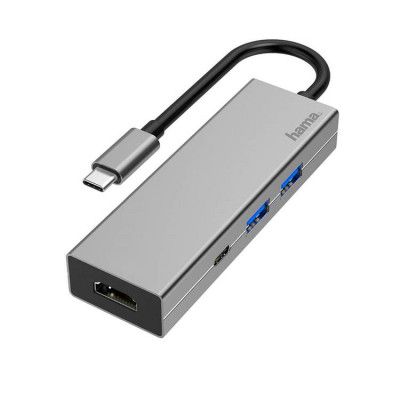 HAMA Adapter USB-C Multi 4x Portar HDMI