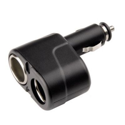 HAMA Grenuttag 12V Svart 2 uttag