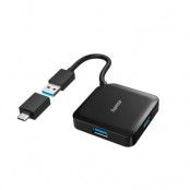 Hama Hubb USB/USB-C 1:4 1.5 Gbit/s